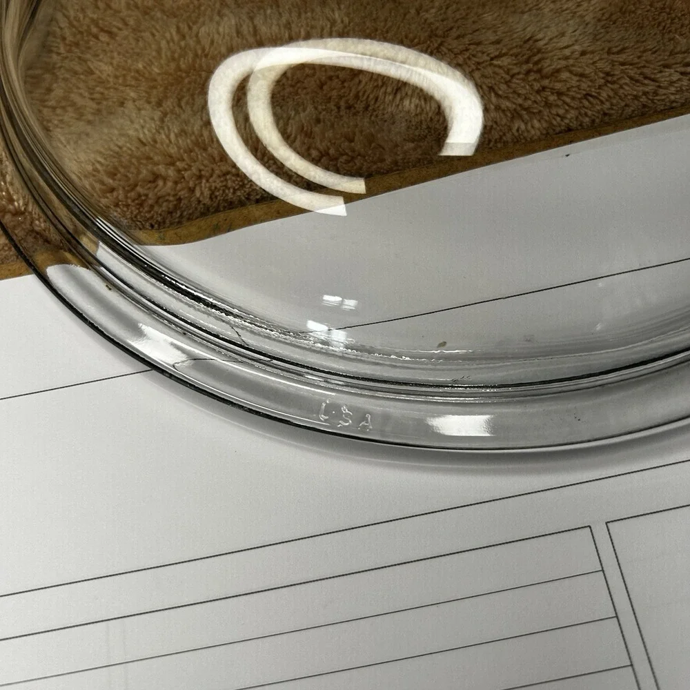 Pyrex oval domed